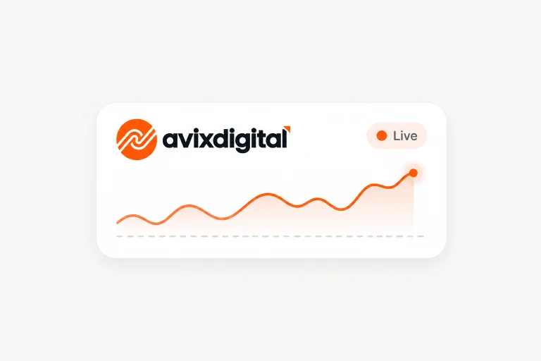 Avix Digital illustration of an upward performance trend