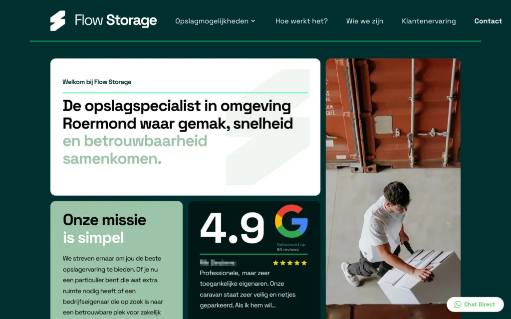 Flow Storage about page